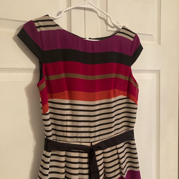 S.L. Fashions Striped Dress - Picture 2 of 4